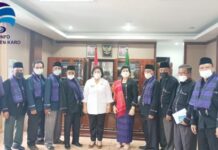 Lembaga Adat Lakonta Kunjungi Kantor Bupati Karo