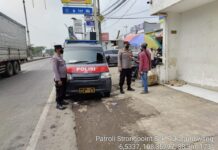 Polsek Sukagumiwang Giat Strong Point Sambang Wiralodra