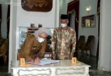 BPKP Jawa Barat Dengan Bupati Indramayu Jalin MoU SPIP