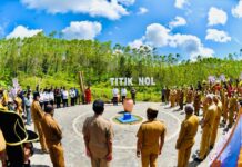 Presiden Joko Widodo :Penyatuan Tanah dan Air Bentuk Kebinekaan dan Persatuan