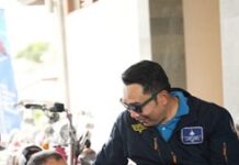 Ridwan Kamil Bonceng Legenda Hidup Pembalap Indonesia Keliling Kota Mataram