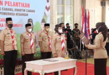 Atalia Praratya Ridwan Kamil lantik Bupati Indramayu Nina Agustina Ketua Mabicab Gerakan Pramuka