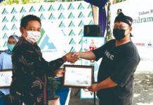 Peringati 1 Tahun indramayunews.id, Bupati Nina Kirim Karangan Bunga