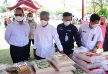 Pemkab Indramayu Buka Pasar Murah Bersubsidi di Alun-Alun