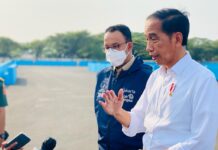 Presiden Joko Widodo Tinjau Proyek Sirkuit Formula E, Trek Balapan Sudah Siap