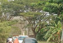 Tanggungjawab PT Pertamina UP VI Balongan Jalan Raya Pecuk Penyindangan Kulon Rusak