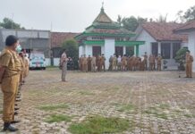 Apel Pagi Kantor Camat Bangodua Laksananakan Halal Bihalal