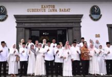 Bupati Indramayu Nina Agustina Halal Bihalal Dengan Gubernur Jabar Ridwan Kamil