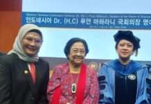 Bupati Indramayu Hadir Acara Penganugerahan Doktor Kehormatan Puan Maharani