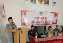 Pelantikan Kuwu PAW Desa Ujungpendok