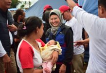 Bupati Indramayu Kunjungi Korban Gempa Bumi Di Cianjur