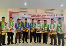 ASDA I SETDA PEMKAB INDRAMAYU HADIRI PELANTIKAN DAN RAKERDA IPHI