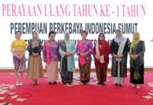 HUT PBI KE 1Tahun Perempuan Berkebaya Indonesia Sumut Libatkan Generasi Melenial Lestarikan Kebaya