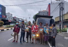 KBO Babel Dengan PJS Kota Pangkalpinang Salurkan Sedekah Beras