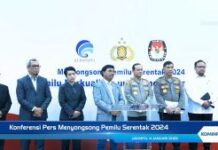 KEMKOMINFO DAN POLRI GELAR KONFERENSI PERS MENYONGSONG PEMILU SERENTAK 2024