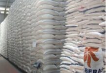 STOK BERAS BULOG INDRAMAYU AMAN DAN SURPLUS JANUARI 2023
