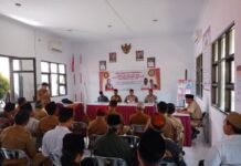 CAMAT MUHTAROM HADIRI PELANTIKAN MUI KECAMATAN GABUSWETAN MASA KHIDMAT 2023-2027