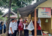 Camat Bangodua Beserta Ketua Tim Penggerak PKK Monitoring Kinerja Posyandu