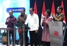 Presiden Jokowi Resmikan Perdagangan Bursa Efek Indonesia “BEI”Tahun 2023