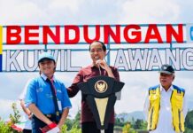 Presiden Jokowi Resmikan Bendungan Kuwil Kawangkoan Minahasa Utara