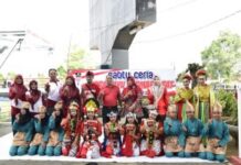 CAMAT PASEKAN BERSAMA SISWA SD KEGIATAN CERIA DI TAMAN TJIMANOEK