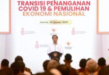 Buka Rakornas Transisi PC-PEN, Presiden Apresiasi Kerja Keras Jajaran Tangani Pandemi