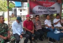 POLSEK SINDANG GELAR “JUMAT CURHAT”DENGAR ASPIRASI MASYARAKAT
