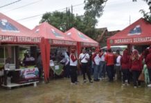 PROMOSIKAN BISNIS PRODUK UMKM CANTIGI BUKA STAND PADA ACARA SENAM SEHAT