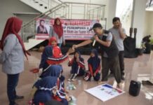 Siswa SMPN 1 Indramayu Tampilkan Kreasi Tari Serimpi Topeng Kelana