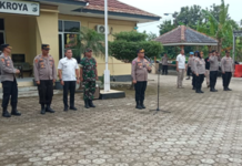 Kunjungan Kapolres Indramayu Mengunakan Motor Ke Polsek Polsek