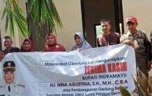 Pembangunan Gedung Sanggar Aksara Jawa Surya Pringga Dermayu Selesai Dibangun