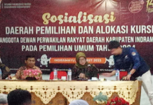 KPU Indramayu Sosialisasi Tentang Daerah Pilihan Pemilu Tahun 2024