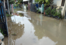 Komplek Perumahan Taman Indah Kepandean Terendam Air
