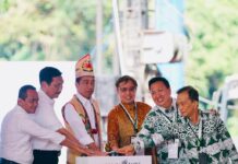 Presiden Jokowi Groundbreaking PLTA Mentarang Dukung Transformasi Indonesia Menuju Ekonomi Hijau