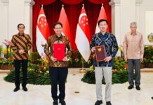 Kepala Negara Indonesia Dan Singapura Sepakati Kerja Sama Sejumlah Bidang Pembangunan IKN