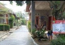 Pembangunan Jalan Poros Desa Tenajar Lor Kertasemaya