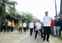 Wakil Gubernur Sumut Musa Rajekshah Dengan Jokowi Tinjau Jalan Rusak Di Labura Bulan Juli 2023 Mulai Diperbaiki Anggarakan Rp 800 Miliar
