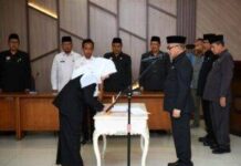 Sekretaris Daerah Pemkab Indramayu Lantik Camat Cikedung
