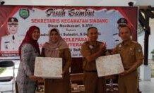 Camat Sindang Adakan Pisah Sambut Pejabat Sebagai Bentuk Penghargaan Kinerja