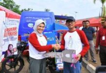 Bupati Indramayu Serahkan Bantuan Motor Perpustakaan Keliling