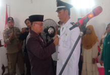 Pelantikan PAW Kepala Desa Tanjungkerta Sukses
