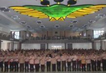 Ketua Harian Kwarda Gerakan Pramuka Jabar Deni Nurdyana Hadimin Kwarcab Indramayu Ngabret