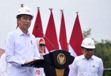 Presiden Jokowi Resmikan Jalan Tol Ruas Bengkulu-Taba Penanjung