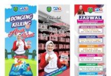 Kepala Dinas Perpustakaan Arsip Indramayu Resmi Buka Tujuh Kelas Pusat Literasi