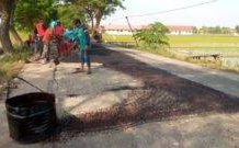Dinas PU PR Indramayu Hanya Bisa Perbaikan Tambal Sulam Jalan Tempel-Telagasari