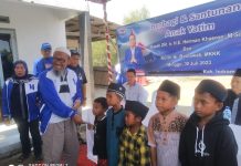 Bakacaleg DPRD Indramayu Dapil 5 Partai Demokrat H Edi Kusnaedi Kegiatan Tahun Baru Islam Berbagi Sosial