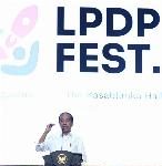 Hadiri Lembaga Pengelola Dana Pendidikan (LPDP) Fest Presiden Optimis Indonesia Bisa Jadi Negara Maju