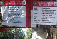 Pembangunan Jalan Desa Karanggetas Gunakan Dana Desa Tahap Dua