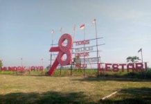 Inovasi Desa Mundak Jaya Buat Logo Raksasa HUT RI Ke 78 Tahun 2023