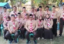 Plt Camat Lohbener Mardono Memimpin Upacara Peringati HUT Pramuka Ke 62 Tahun 2023